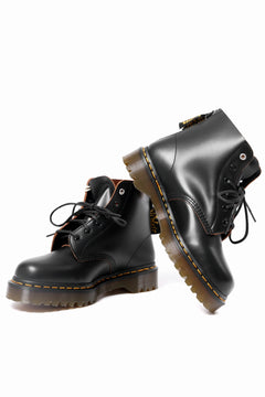 画像をギャラリービューアに読み込む, Y's x Dr. Martens 6-EYES BACK ZIP BOOTS 101 / VINTAGE SMOOTH (BLACK)