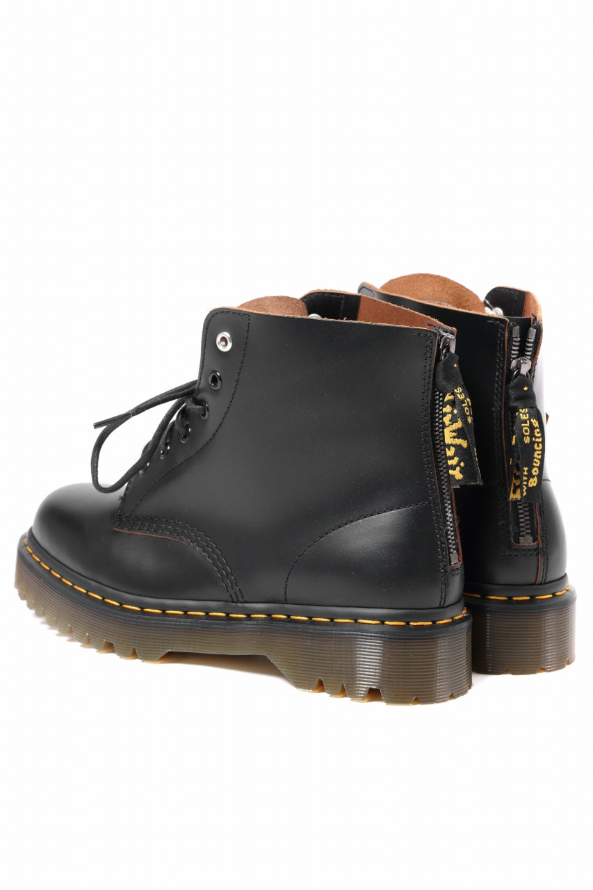 画像をギャラリービューアに読み込む, Y&#39;s x Dr. Martens 6-EYES BACK ZIP BOOTS 101 / VINTAGE SMOOTH (BLACK)