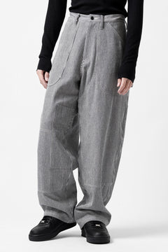 画像をギャラリービューアに読み込む, Y's PAINTER WORK PANTS / HICKORY STRIPE DENIM (INDIGO)