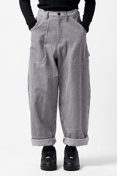 画像をギャラリービューアに読み込む, Y's PAINTER WORK PANTS / HICKORY STRIPE DENIM (INDIGO)