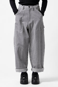 画像をギャラリービューアに読み込む, Y&#39;s PAINTER WORK PANTS / HICKORY STRIPE DENIM (INDIGO)