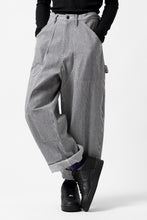 画像をギャラリービューアに読み込む, Y's PAINTER WORK PANTS / HICKORY STRIPE DENIM (INDIGO)