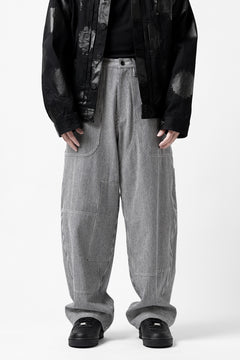 画像をギャラリービューアに読み込む, Y's PAINTER WORK PANTS / HICKORY STRIPE DENIM (INDIGO)