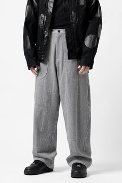 画像をギャラリービューアに読み込む, Y's PAINTER WORK PANTS / HICKORY STRIPE DENIM (INDIGO)