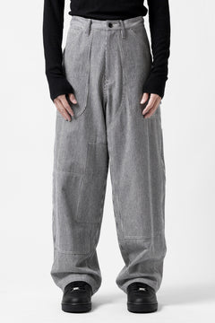 画像をギャラリービューアに読み込む, Y's PAINTER WORK PANTS / HICKORY STRIPE DENIM (INDIGO)