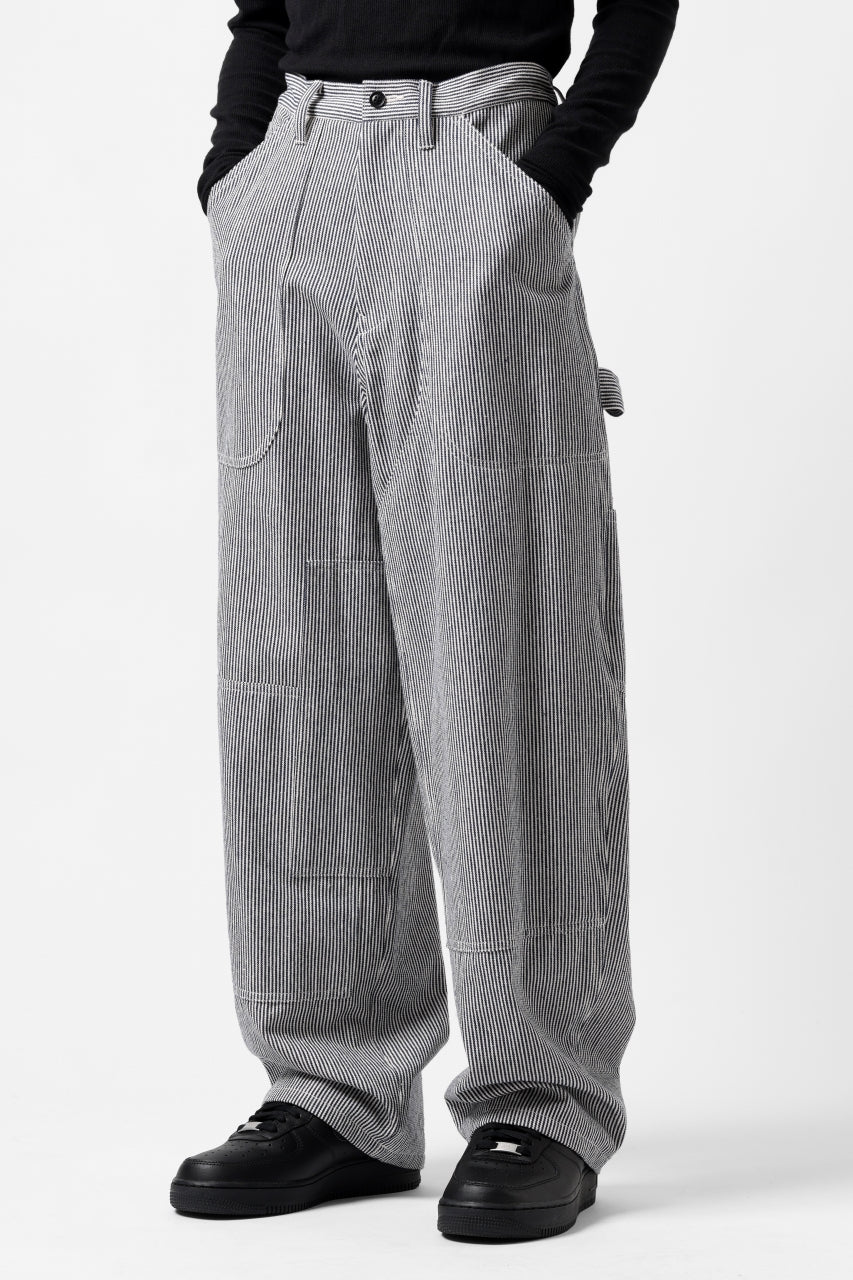 画像をギャラリービューアに読み込む, Y's PAINTER WORK PANTS / HICKORY STRIPE DENIM (INDIGO)