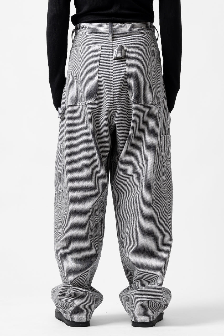 画像をギャラリービューアに読み込む, Y's PAINTER WORK PANTS / HICKORY STRIPE DENIM (INDIGO)