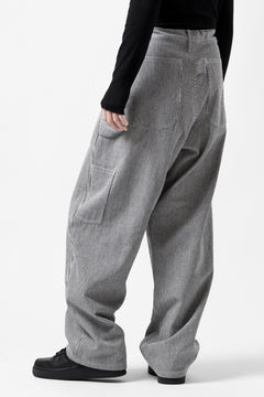 画像をギャラリービューアに読み込む, Y's PAINTER WORK PANTS / HICKORY STRIPE DENIM (INDIGO)