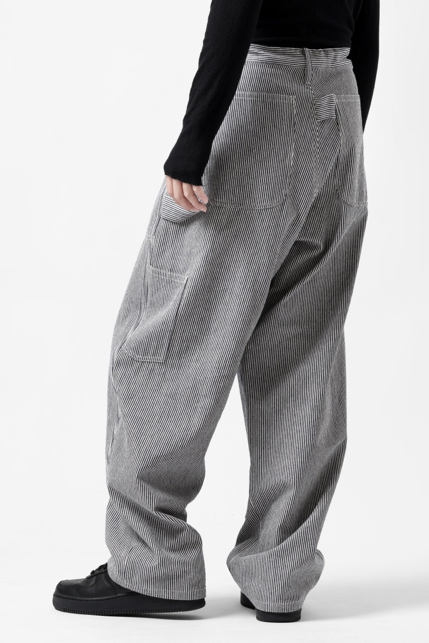 画像をギャラリービューアに読み込む, Y's PAINTER WORK PANTS / HICKORY STRIPE DENIM (INDIGO)