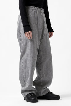 画像をギャラリービューアに読み込む, Y's PAINTER WORK PANTS / HICKORY STRIPE DENIM (INDIGO)