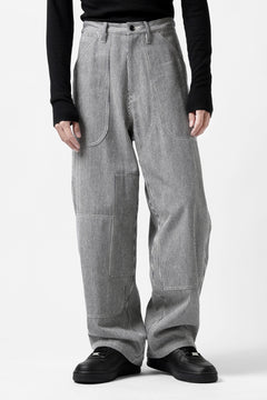 画像をギャラリービューアに読み込む, Y's PAINTER WORK PANTS / HICKORY STRIPE DENIM (INDIGO)