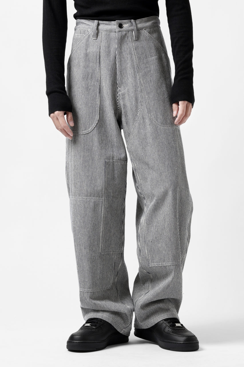 画像をギャラリービューアに読み込む, Y's PAINTER WORK PANTS / HICKORY STRIPE DENIM (INDIGO)