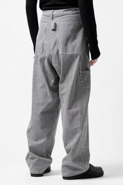 画像をギャラリービューアに読み込む, Y's PAINTER WORK PANTS / HICKORY STRIPE DENIM (INDIGO)