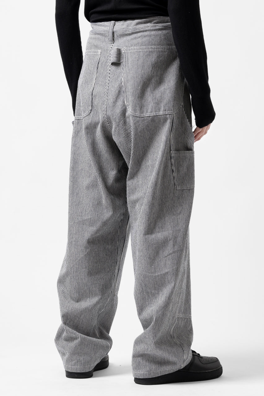 画像をギャラリービューアに読み込む, Y's PAINTER WORK PANTS / HICKORY STRIPE DENIM (INDIGO)