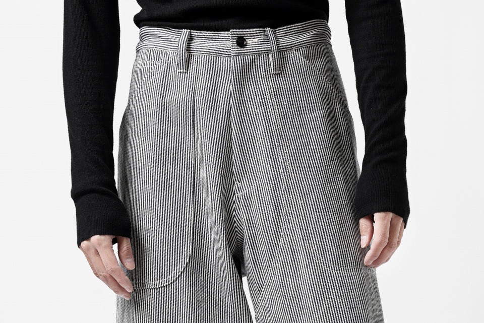 画像をギャラリービューアに読み込む, Y's PAINTER WORK PANTS / HICKORY STRIPE DENIM (INDIGO)