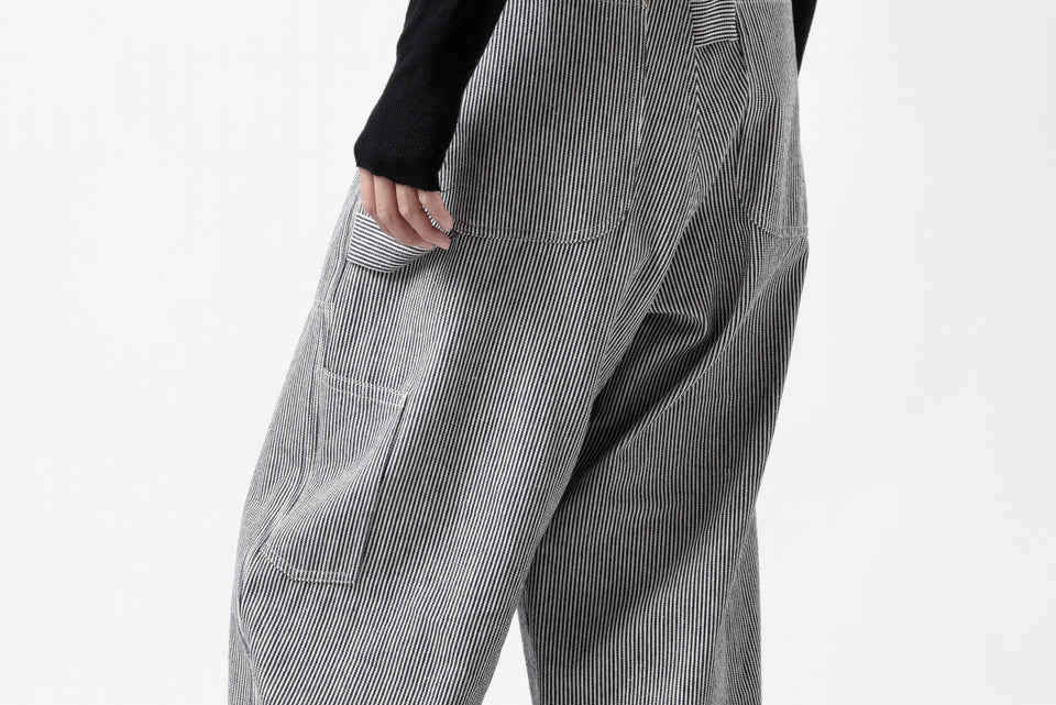画像をギャラリービューアに読み込む, Y's PAINTER WORK PANTS / HICKORY STRIPE DENIM (INDIGO)