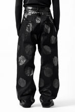 画像をギャラリービューアに読み込む, Y's.... 5POCKET JEANS / DOTS-PRINTED DENIM (BLACK)