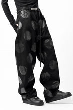 画像をギャラリービューアに読み込む, Y's.... 5POCKET JEANS / DOTS-PRINTED DENIM (BLACK)