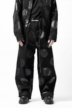画像をギャラリービューアに読み込む, Y's.... 5POCKET JEANS / DOTS-PRINTED DENIM (BLACK)