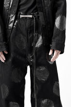 画像をギャラリービューアに読み込む, Y's.... 5POCKET JEANS / DOTS-PRINTED DENIM (BLACK)