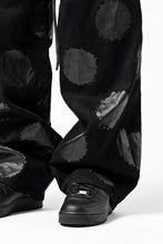 画像をギャラリービューアに読み込む, Y's.... 5POCKET JEANS / DOTS-PRINTED DENIM (BLACK)
