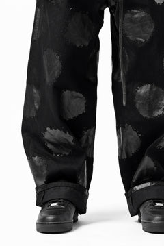 画像をギャラリービューアに読み込む, Y's.... 5POCKET JEANS / DOTS-PRINTED DENIM (BLACK)