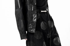 画像をギャラリービューアに読み込む, Y's.... 5POCKET JEANS / DOTS-PRINTED DENIM (BLACK)
