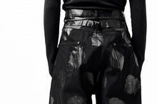 画像をギャラリービューアに読み込む, Y's.... 5POCKET JEANS / DOTS-PRINTED DENIM (BLACK)