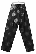 画像をギャラリービューアに読み込む, Y's.... 5POCKET JEANS / DOTS-PRINTED DENIM (BLACK)