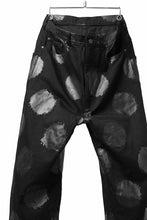 画像をギャラリービューアに読み込む, Y's.... 5POCKET JEANS / DOTS-PRINTED DENIM (BLACK)
