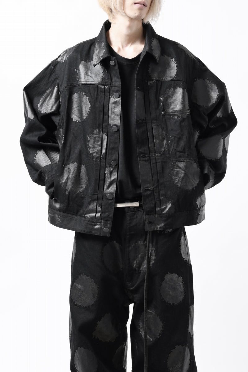 Y's. JEAN JACKET / DOTS-PRINTED DENIM (BLACK)の商品ページ