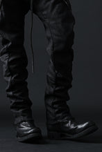 画像をギャラリービューアに読み込む, masnada ICONIC ZIP PANTS / STRETCH REPURPOSED COTTON (SMEARED BLACK)