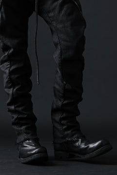 画像をギャラリービューアに読み込む, masnada ICONIC ZIP PANTS / STRETCH REPURPOSED COTTON (SMEARED BLACK)