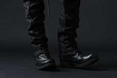 画像をギャラリービューアに読み込む, masnada ICONIC ZIP PANTS / STRETCH REPURPOSED COTTON (SMEARED BLACK)