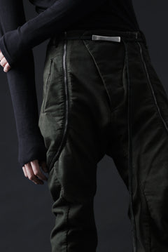 画像をギャラリービューアに読み込む, masnada ICONIC ZIP PANTS / STRETCH REPURPOSED COTTON (LEGION)
