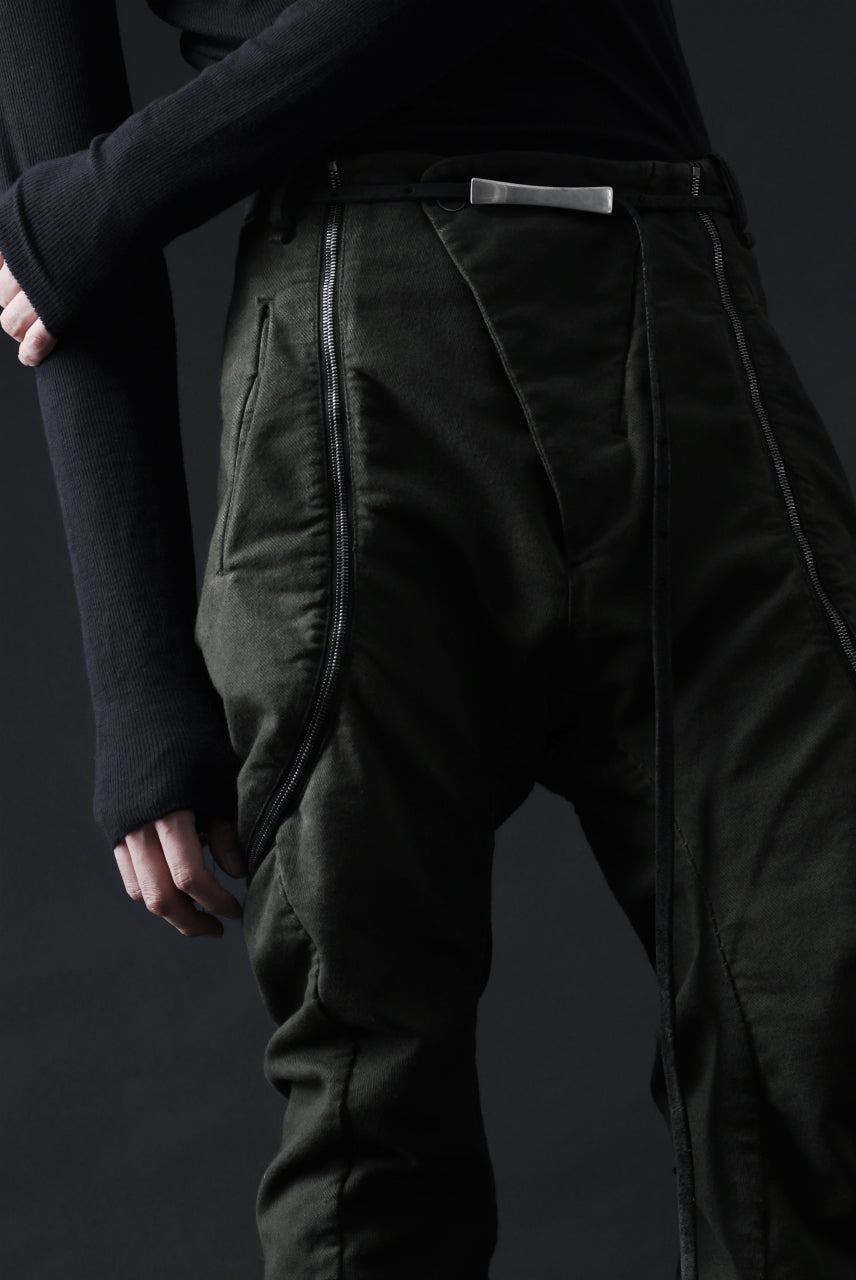 画像をギャラリービューアに読み込む, masnada ICONIC ZIP PANTS / STRETCH REPURPOSED COTTON (LEGION)