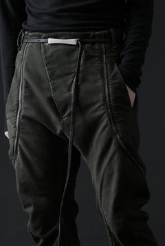 画像をギャラリービューアに読み込む, masnada ICONIC ZIP PANTS / STRETCH REPURPOSED COTTON (LEGION)