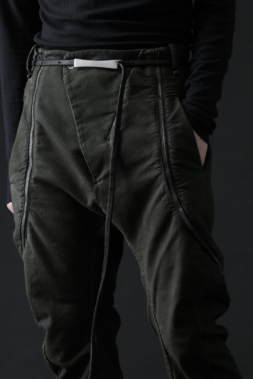 画像をギャラリービューアに読み込む, masnada ICONIC ZIP PANTS / STRETCH REPURPOSED COTTON (LEGION)