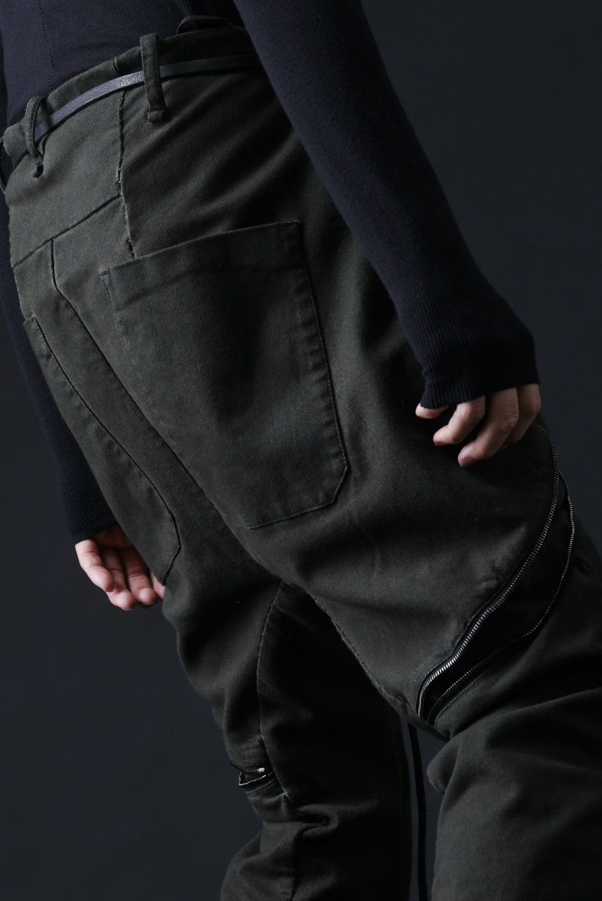画像をギャラリービューアに読み込む, masnada ICONIC ZIP PANTS / STRETCH REPURPOSED COTTON (LEGION)