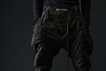 画像をギャラリービューアに読み込む, masnada ICONIC ZIP PANTS / STRETCH REPURPOSED COTTON (LEGION)