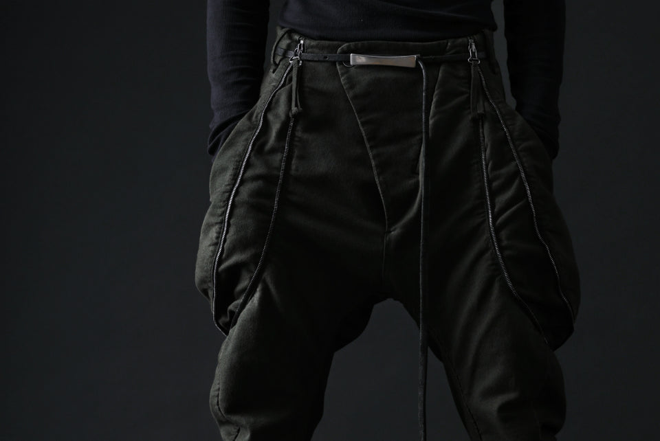 画像をギャラリービューアに読み込む, masnada ICONIC ZIP PANTS / STRETCH REPURPOSED COTTON (LEGION)