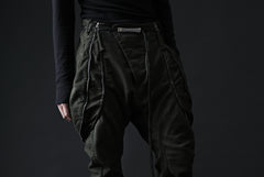 画像をギャラリービューアに読み込む, masnada ICONIC ZIP PANTS / STRETCH REPURPOSED COTTON (LEGION)