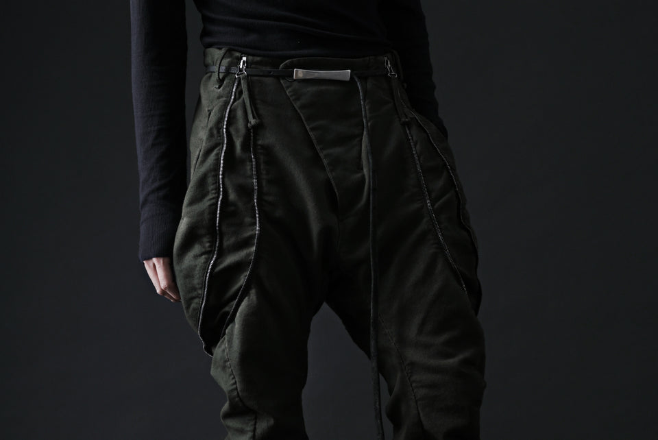 画像をギャラリービューアに読み込む, masnada ICONIC ZIP PANTS / STRETCH REPURPOSED COTTON (LEGION)