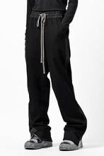 画像をギャラリービューアに読み込む, A.F ARTEFACT ZIPPER CUFF PANTS / COTTON SWEAT (BLACK)
