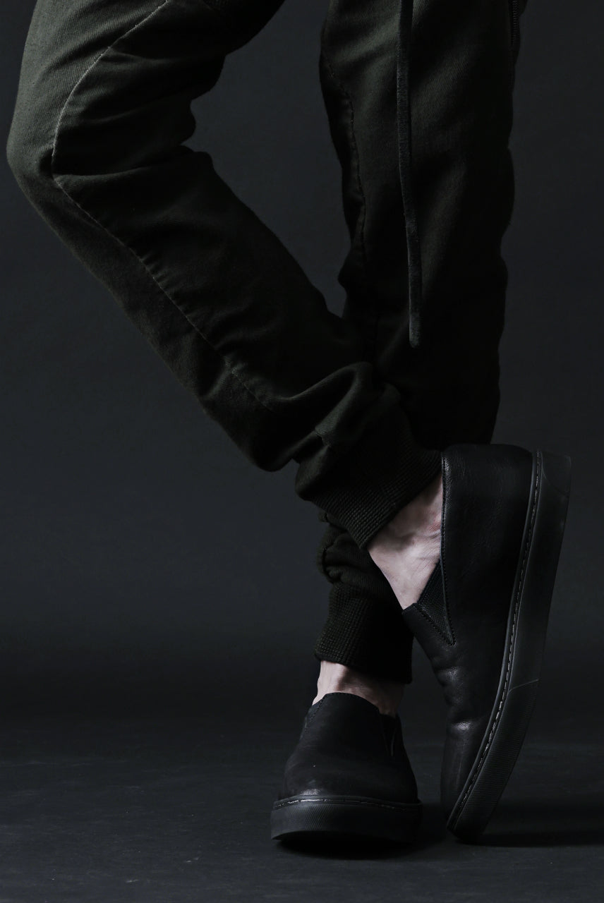 画像をギャラリービューアに読み込む, masnada LATERAL ZIP BAGGY PANTS / STRETCH REPURPOSED COTTON (LEGION)