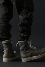 画像をギャラリービューアに読み込む, masnada LATERAL ZIP BAGGY PANTS / STRETCH REPURPOSED COTTON (LEGION)