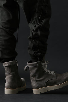 画像をギャラリービューアに読み込む, masnada LATERAL ZIP BAGGY PANTS / STRETCH REPURPOSED COTTON (LEGION)