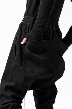 画像をギャラリービューアに読み込む, A.F ARTEFACT SARROUEL SKINNY PANTS / HI-STRETCH DENIM (BLACK)