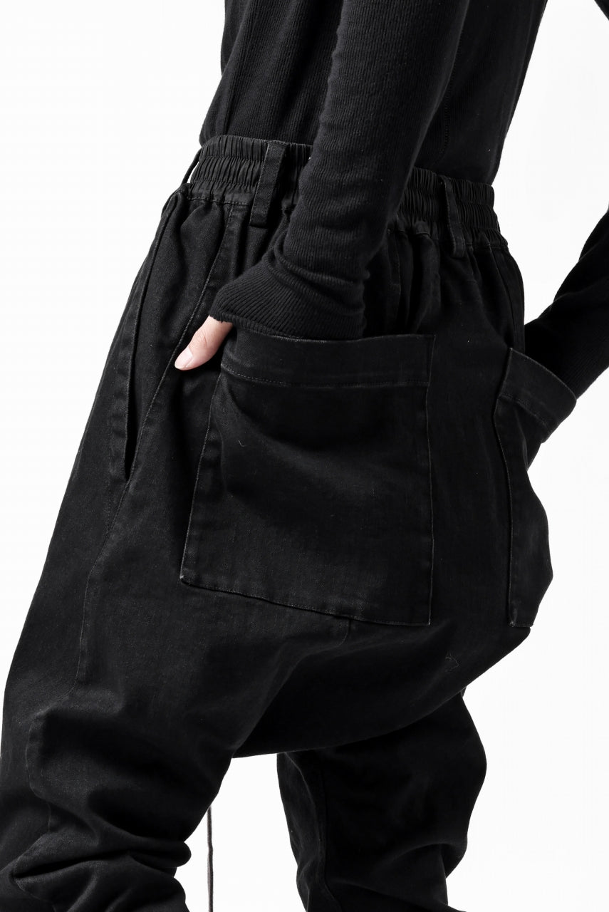 画像をギャラリービューアに読み込む, A.F ARTEFACT SARROUEL SKINNY PANTS / HI-STRETCH DENIM (BLACK)