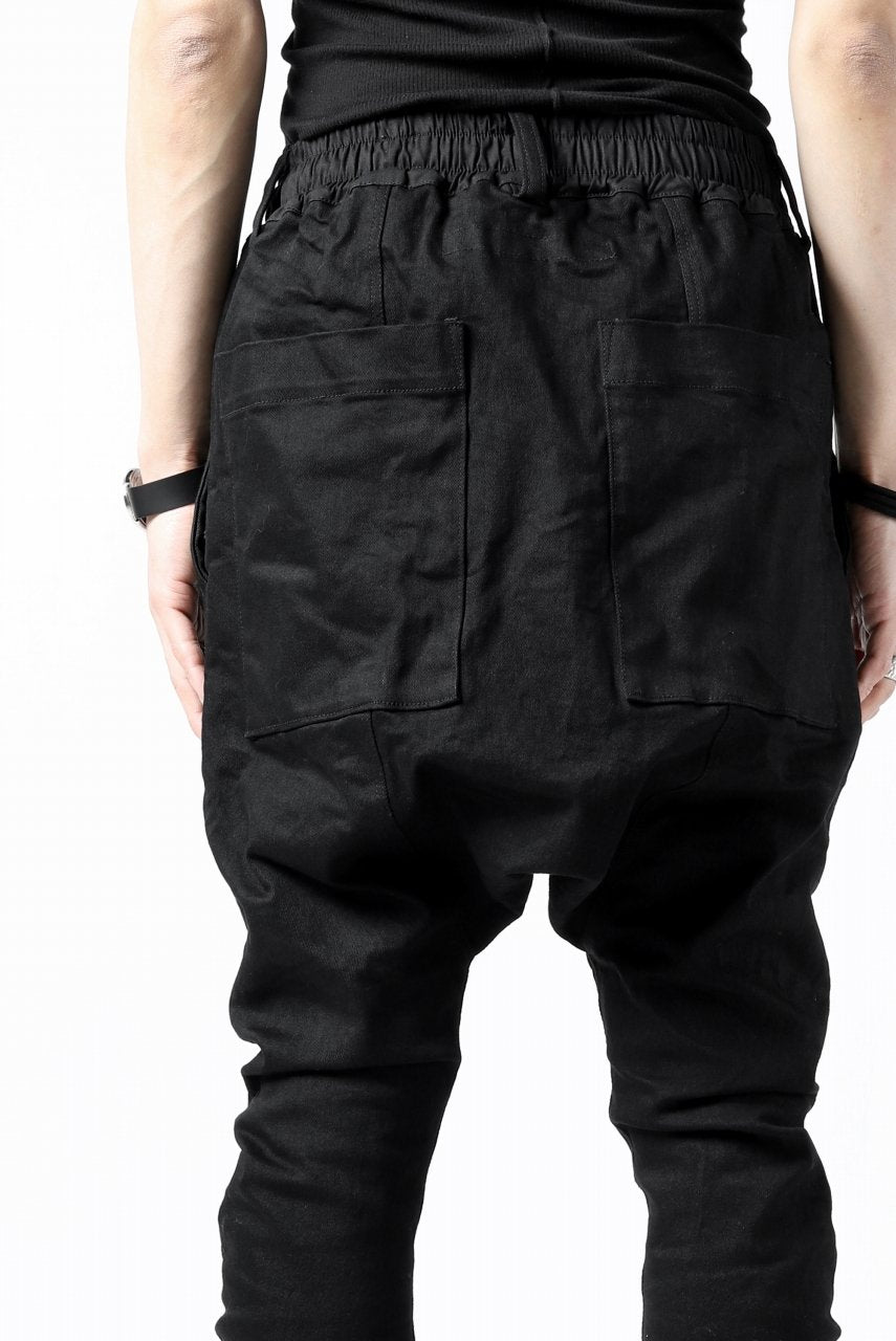 画像をギャラリービューアに読み込む, A.F ARTEFACT SARROUEL SKINNY PANTS / HI-STRETCH DENIM (BLACK)